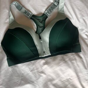 Green and Seafoam Sports Bra